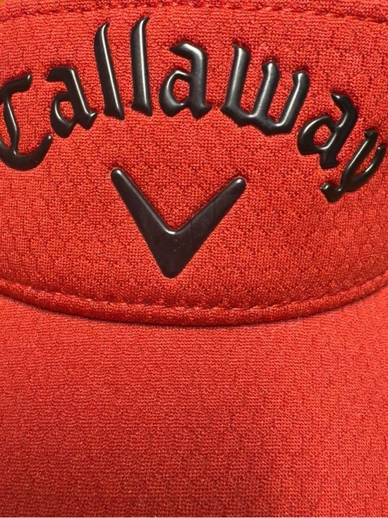Callaway Red Performance Golf Visor Liquid Metal Rare NWT - Picture 2 of 5